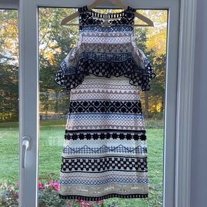 Parker Off The Shoulder Dress, Multicolor, Size XS